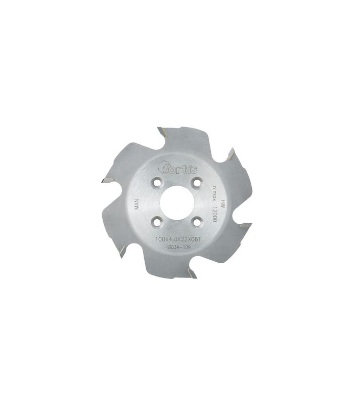 HW-Lamellen-Nutfräser 100x4,0x22 Z6W FORTIS