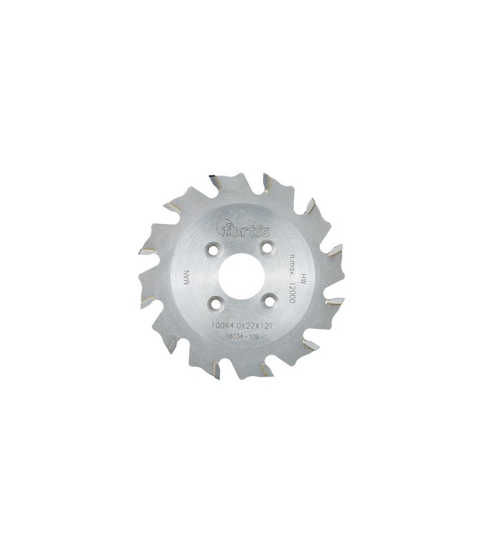 HW-Lamellen-Nutfräser 100x4,0x22 Z12W FORTIS