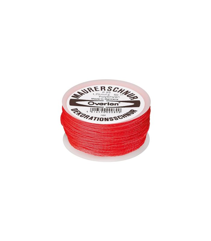 Maurerschnur PE 1,7mm 50m rot Overmann