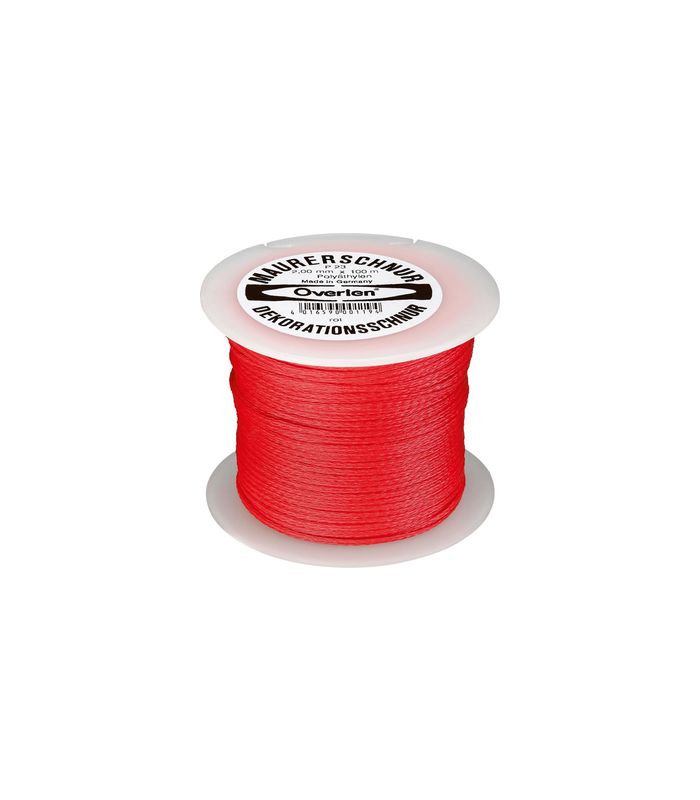 Maurerschnur Polyethylen 2mmx100m rot OVERMANN