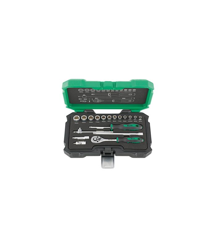 Steckschlüssel -Grt. 1/4" 18tlg. FORTIS