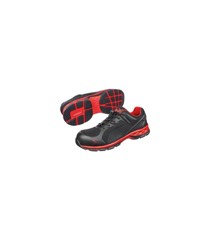 Halbschuh 643890 S1P ESD schwarz/rot Gr. 45 Puma