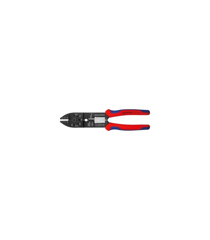 Crimpzange 9721215 für isolierte Kabelschuhe 0,75-6qmm KNIPEX