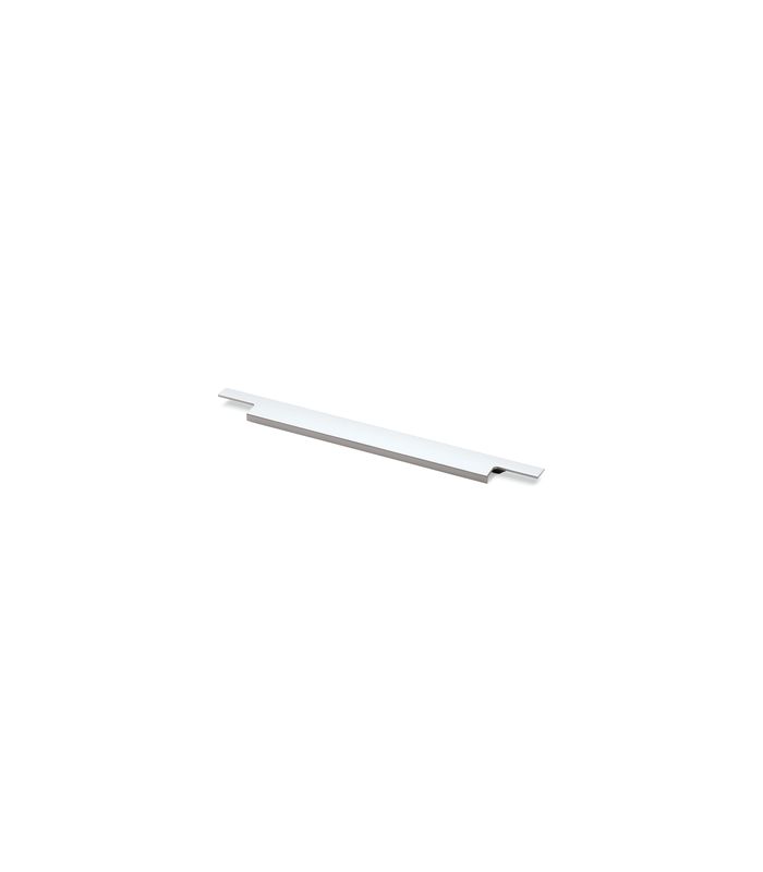 Möbel- Griffleiste, mit Harpunensteg, Lamezia 9105836, Länge 1.195mm, Aluminium silber eloxiert