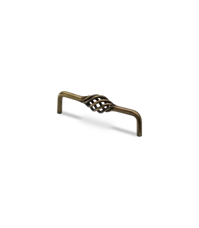 MB-Griff,Ø20x128mm,H40mm,Stahl Malaca 9070945,messingoptik