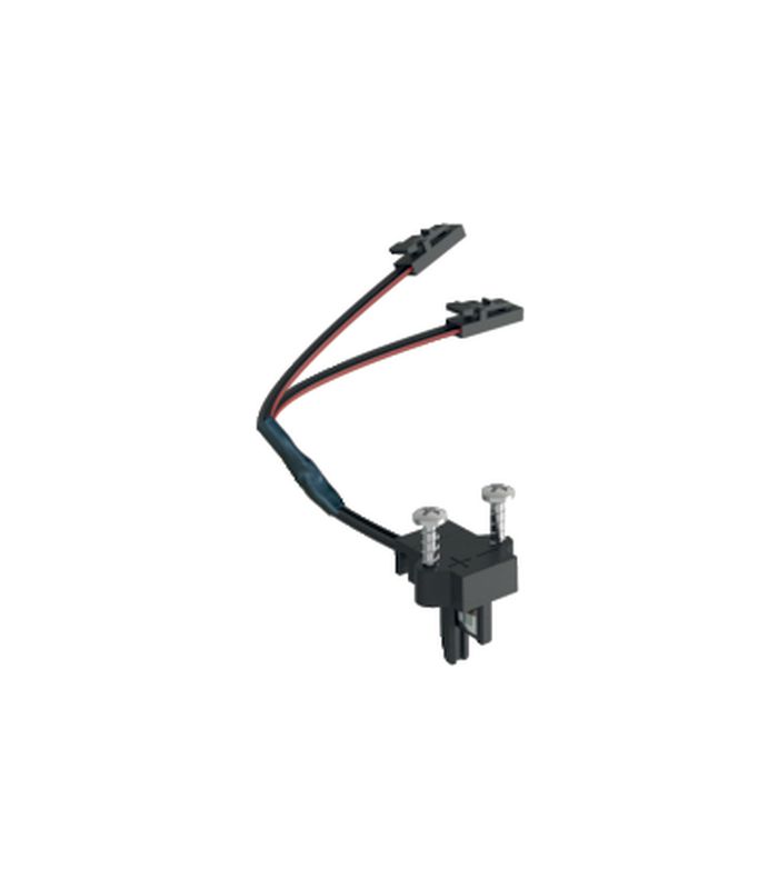 Mini Stromschienen Top-Einspeiser schwarz links
