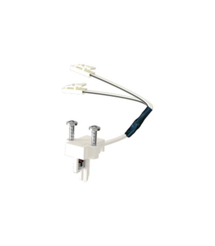 Mini Stromschienen Power Track Top-Einspeiser weiß links