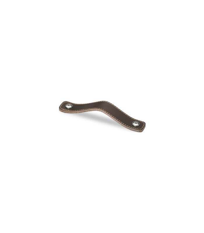 MB-Griff,B25x64mm,H3mm,Leder Nica 9071843,dunkelbraun