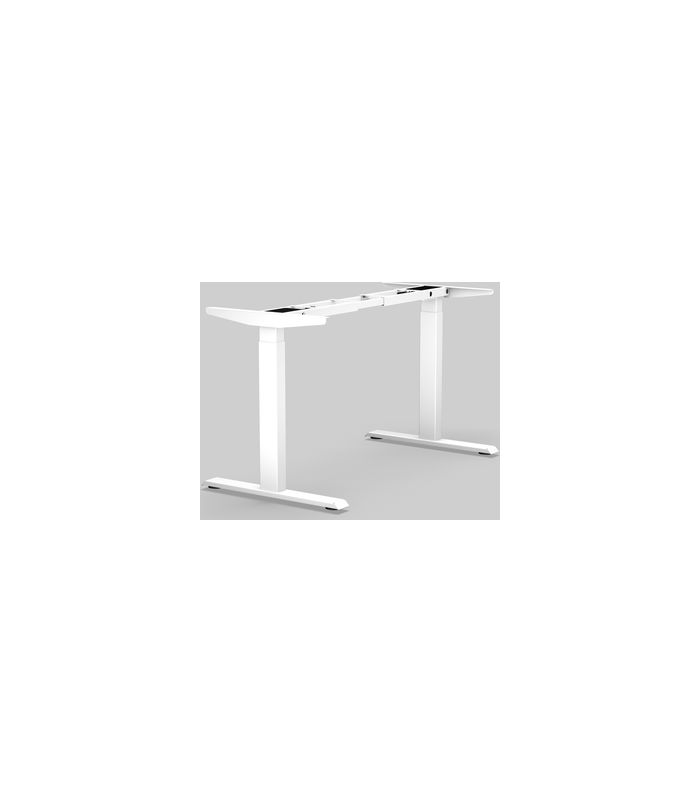 Tischgestell 2D - elekt. verstellbar 700-1200mm, RAL 9010, Reinweiß