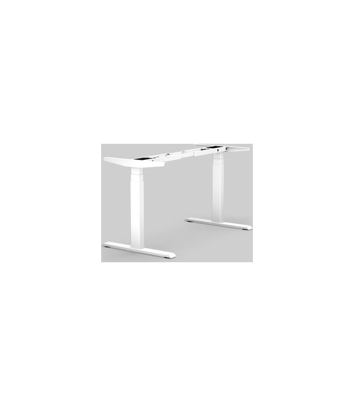 Tischgestell 3D Plus mit Mem. Einh. 640-1290mm, Ral 9010, Reinweiß