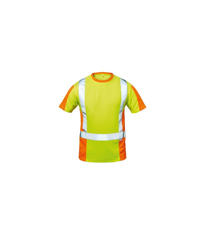 Warn-T-Shirt Utrecht, Gr. S, gelb/orange