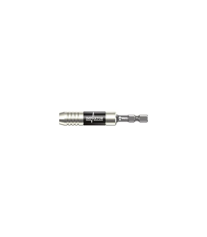 Bithalter Impaktor 1/4" für 1/4" Bits Sprengring + Magnet 75mm Wera