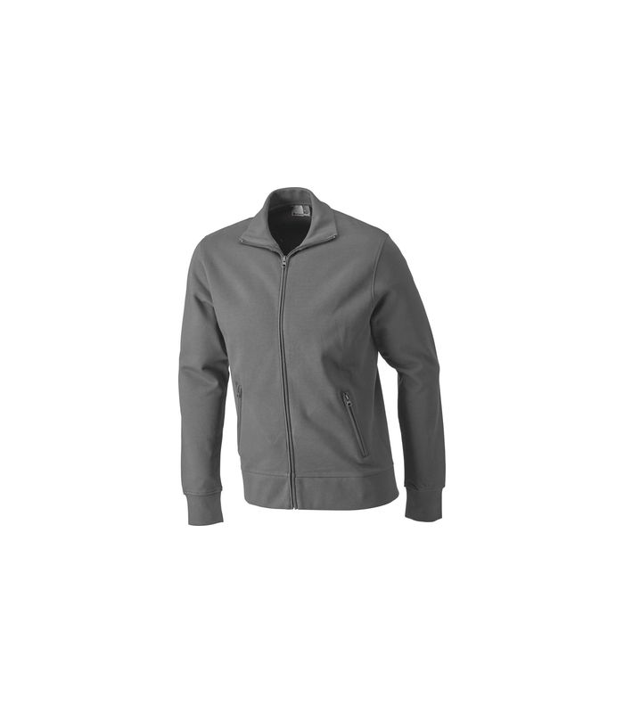 Sweatshirtjacke, Gr. M steelgrey