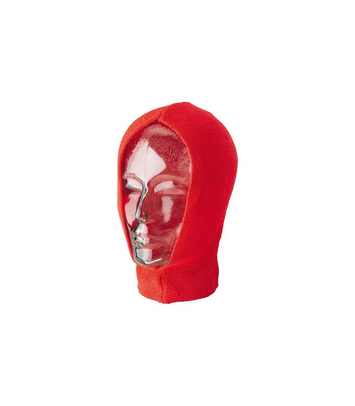Strickhaube Super-G, leuchtrot