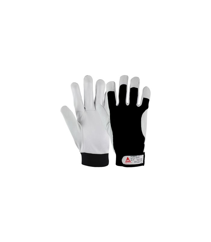 Handschuh, Nappaleder, mit Klett., Gr. 10