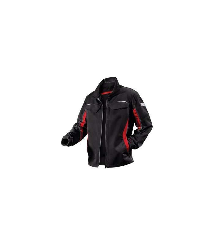 Jacke PULSSCHLAG, Gr. 48, schwarz/mittelrot