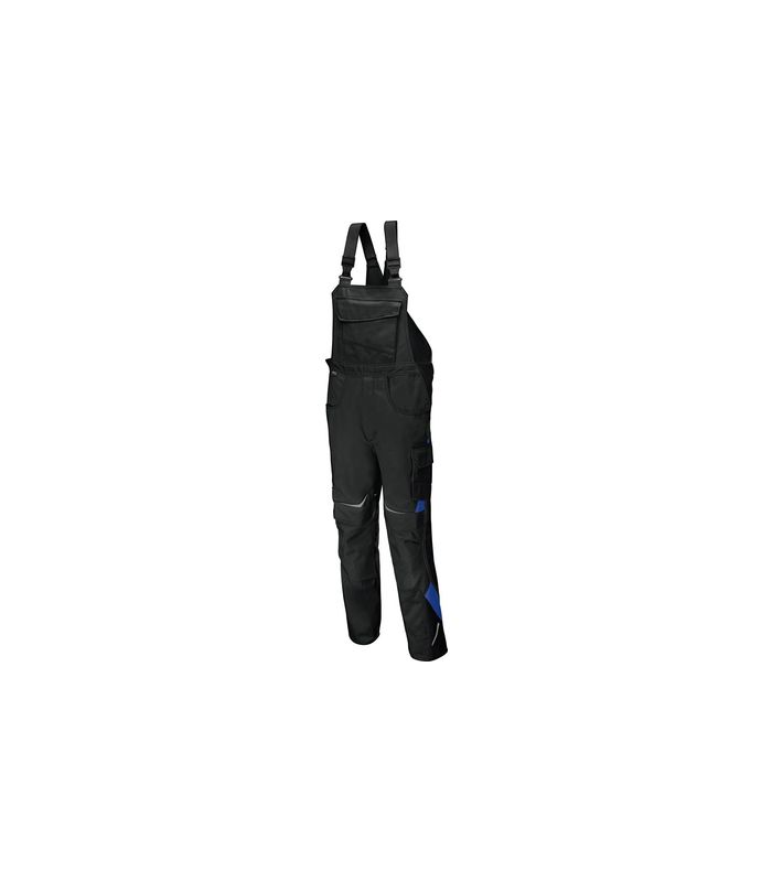 Latzhose PULSSCHLAG Gr. 48, schw./kbl.blau
