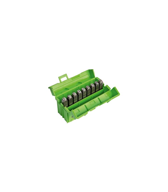 Schlagzahlen-Satz vernickelt Schrifthöhe 12mm KUKKO