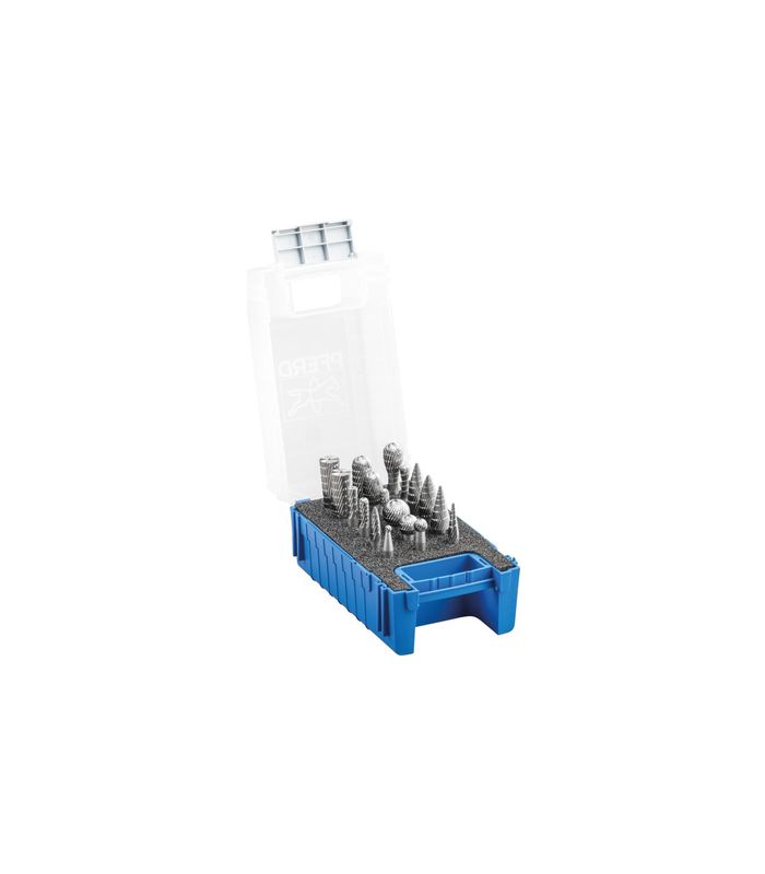 Frässtift-Satz HSS 3 6mm 18-teilig Pferd