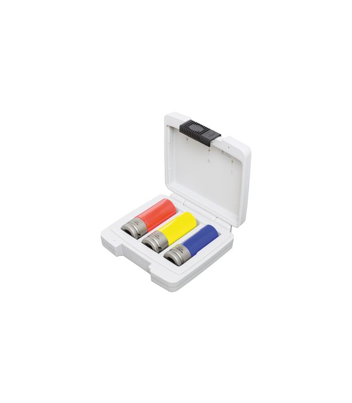 Kraft- Steckschlüsseleinsatz- Satz mit Kunststoff-Hülse1/2" 3-teilig ASW
