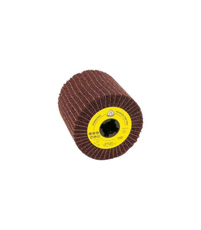 Schleifmoprad mit Vlies NCW600 K180 100x100x19mm Klingspor