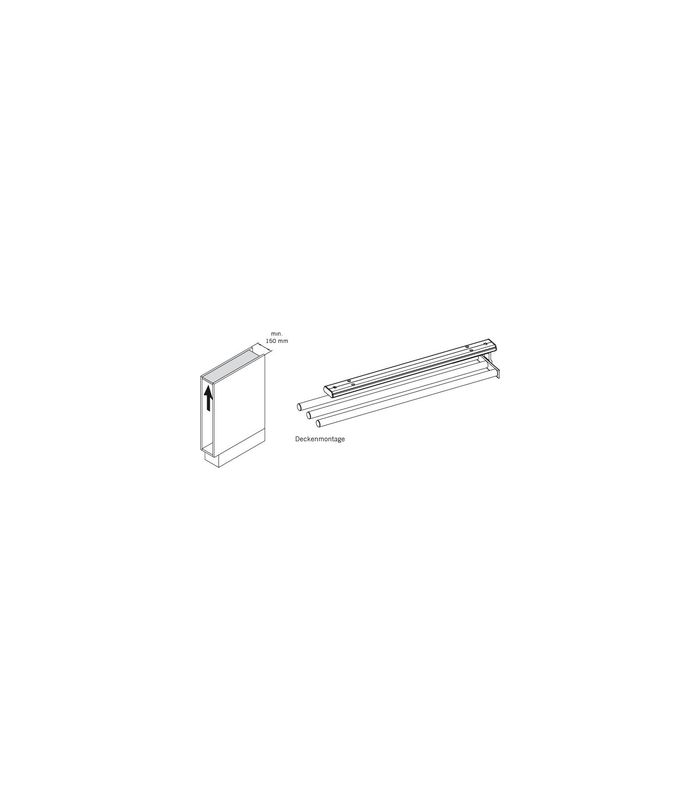 Handtuch-Auszug-1-Armig, Länge: 310mm