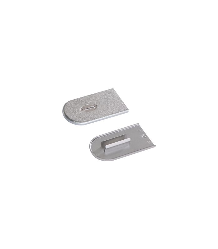Cabineo Abdeckkappen Metalloptik silber Beutel mit 100 St.