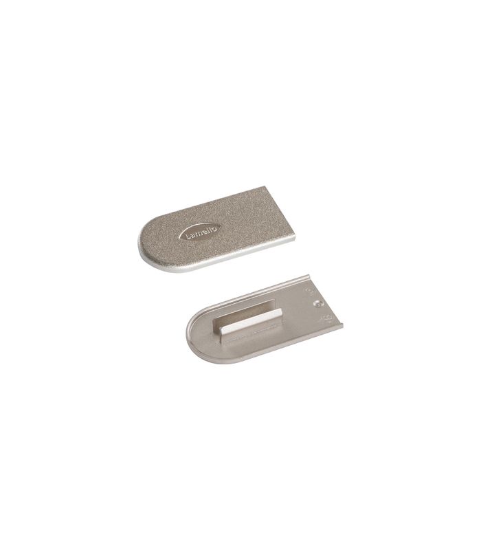 Cabineo Abdeckkappen Metalloptik Nickel Beutel mit 100 St.