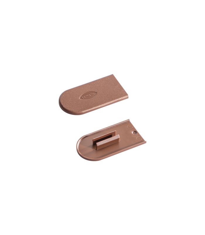 Cabineo Abdeckkappen Rehbraun Kunststoff RAL 8007, Beutel mit 100 St.