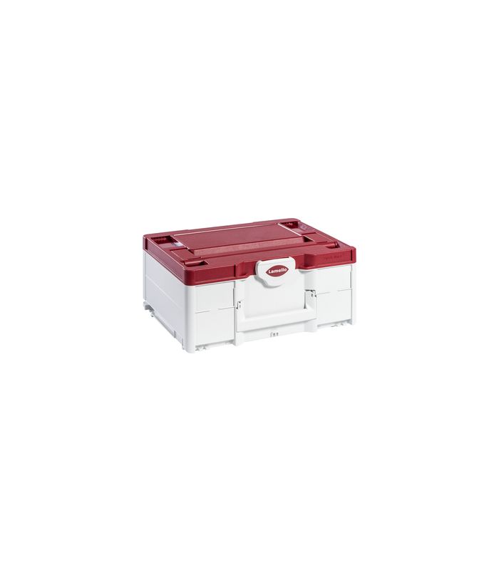 Systainer3 M 187, RAL 7035 lichtgrau, RAL 3004 purpurrot