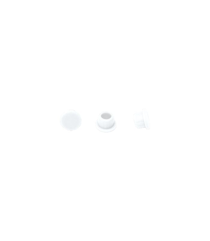 Clamex Abdeckkappen, weiss, Ø 6 mm RAL 9010, 90 Grad, 500 Stück