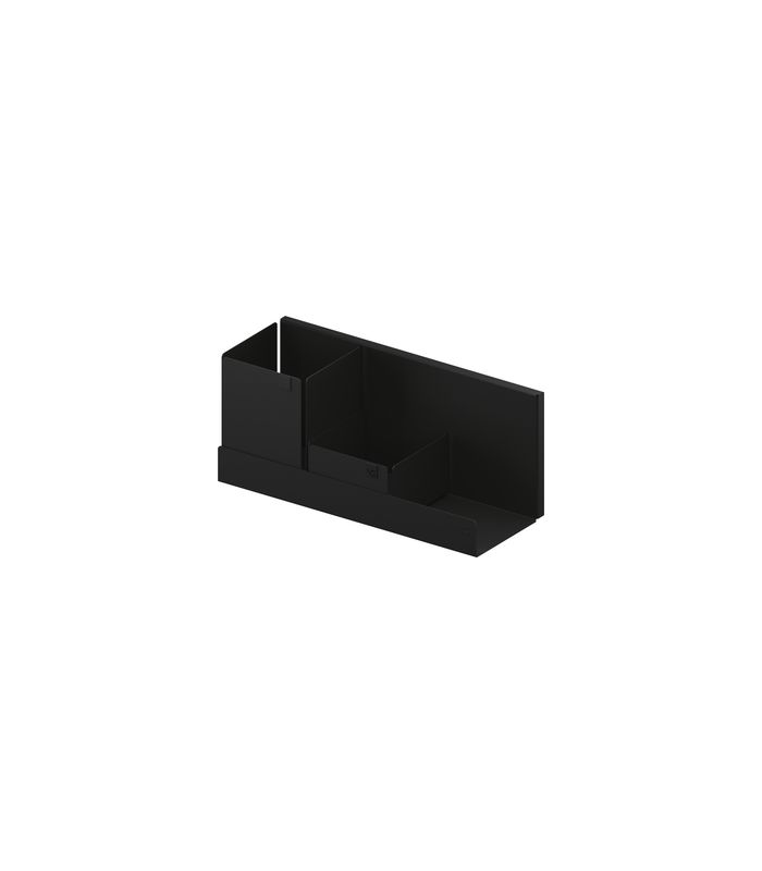 Wandregal, ADD-Board Set 3, L=321 mm inkl. 1x Box M3/ 1x Box M2 nero-struktur