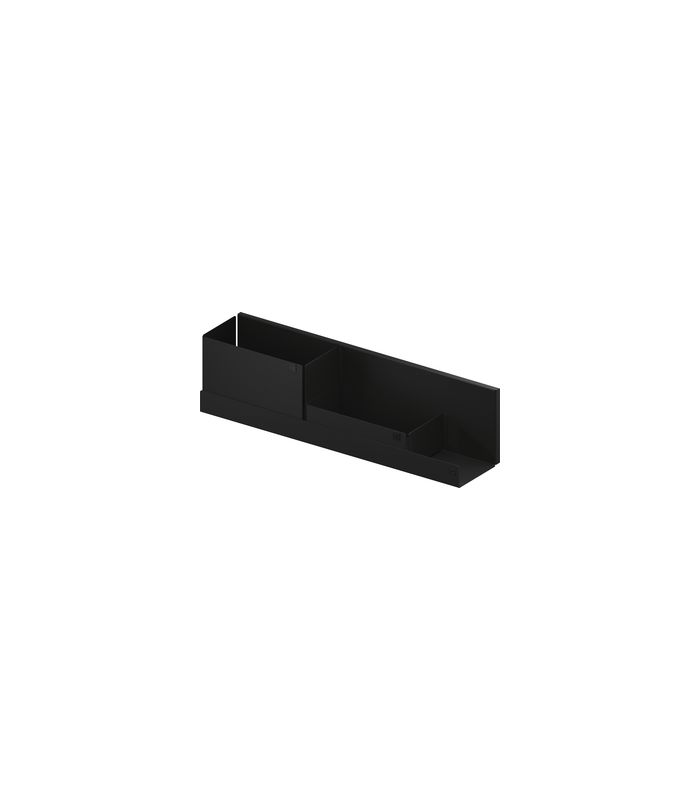Wandregal, ADD-Board Set 5, L=535 mm nero struktur