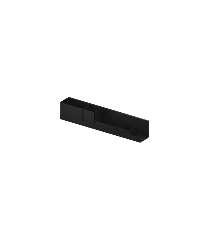 Wandregal, ADD-Board Set 7, L=749 mm nero-struktur