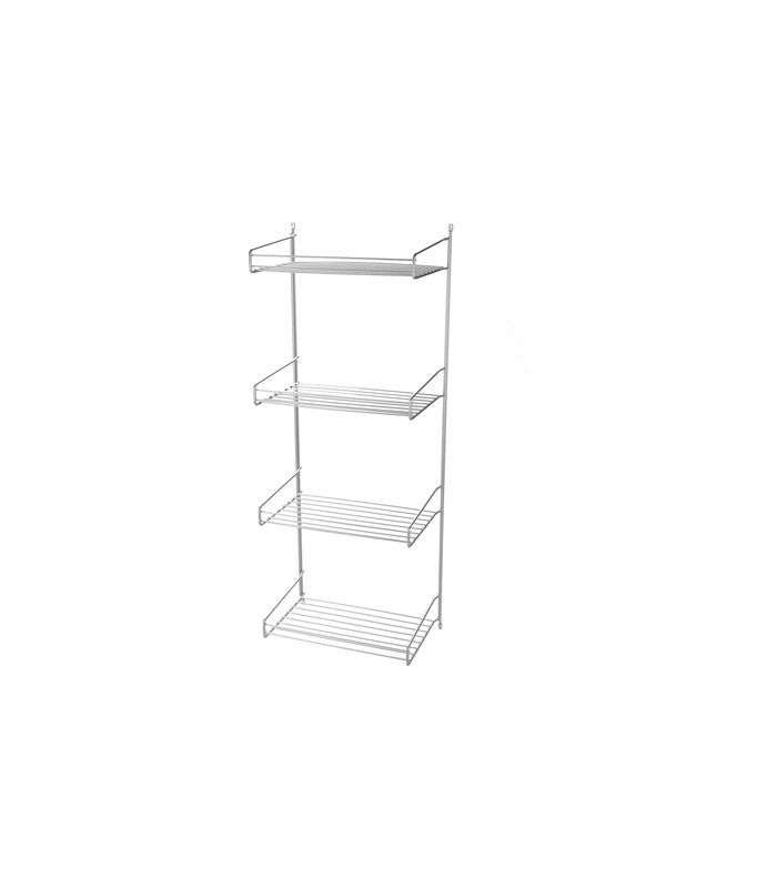 Besenschrank-Halterung, Broom 2, chrom