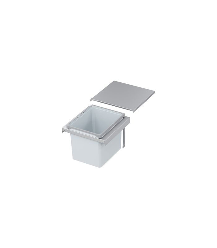 Abfalltrennsystem, ENVI-FLEX, 450er/H326 1x29 l, hellgrau