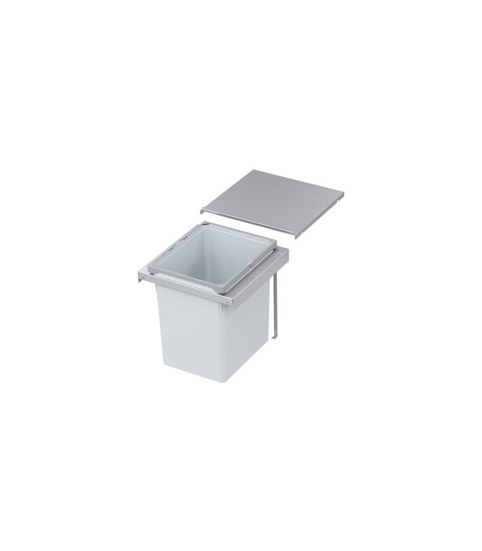 Abfalltrennsystem, ENVI-FLEX PRO 500er/H426, 1x39 l, hellgrau