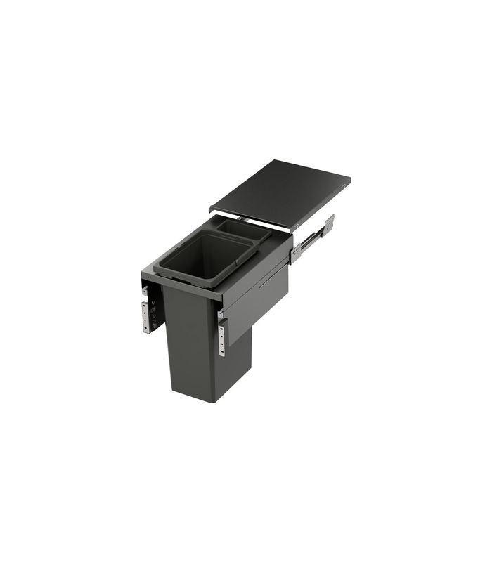 Abfalltrennsystem, ENVI-Space XX Pro 400er, 1x35/1x1,2 l, lavagrau