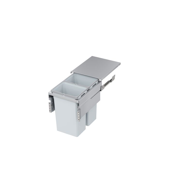 Abfalltrennsystem, ENVI-Space XX Pro 450er, 2x35 l, hellgrau