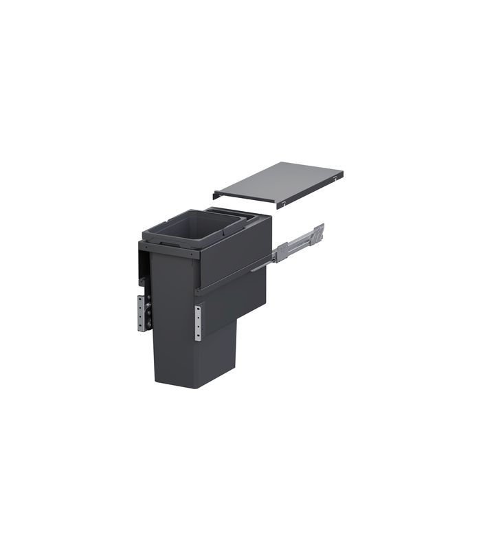 Abfalltrennsystem, ENVI-Space XX Pro 300er, 1x32/1x1,2 l, lavagrau