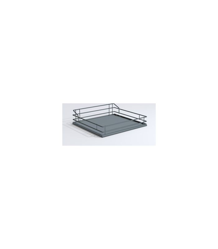 Hochschrankauszug, TAL-Gate, Einzelkorb 1x 500er, Premea, lavagrau