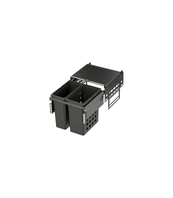Wäschetrennsystem, WASH-Space Pro 500er, 1x28/1x21 l, lavagrau