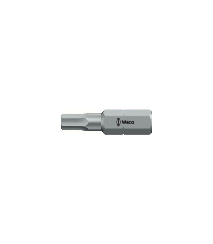 Bit zähhart 1/4" DIN 3126 C6,3 Innensechskant 1,5x25mm Wera