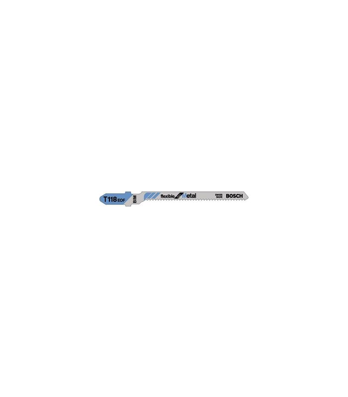 Stichsägeblatt T 118 EOF Bosch VE à 5 Stück Flexible for Metal