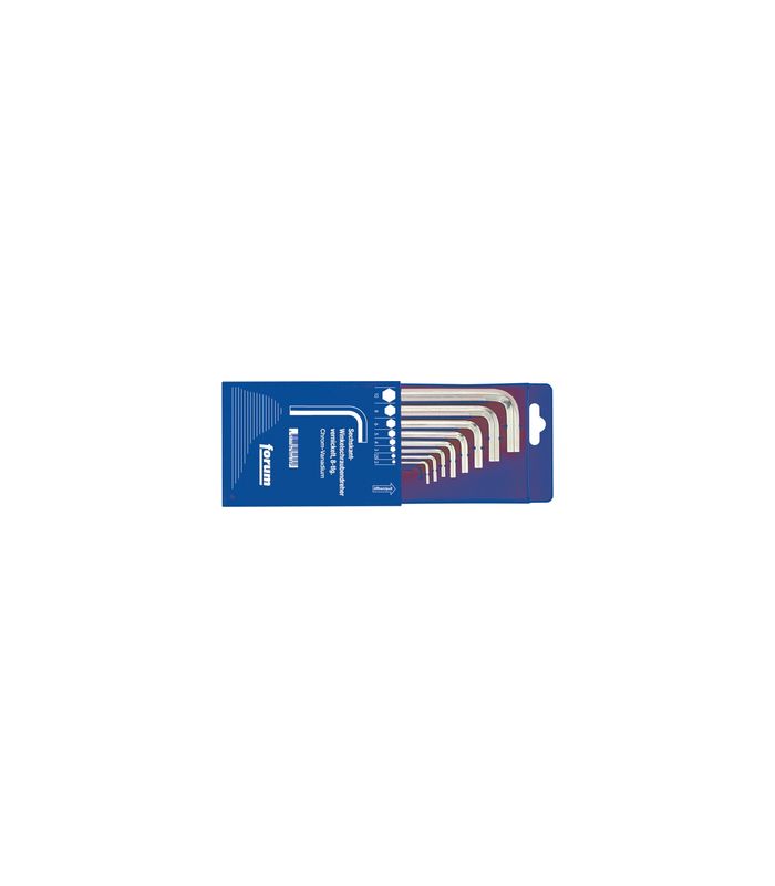 6kt-Schl.-Satz DIN911 2-10mm 8tlg. Box FORUM