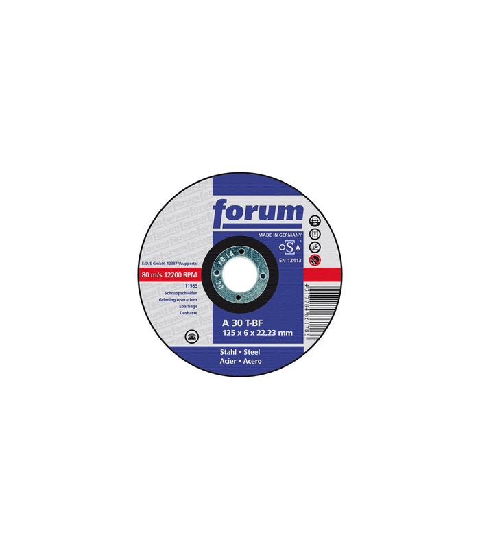 Schruppscheibe St/Gu. 115x6mm gekröpft FORUM