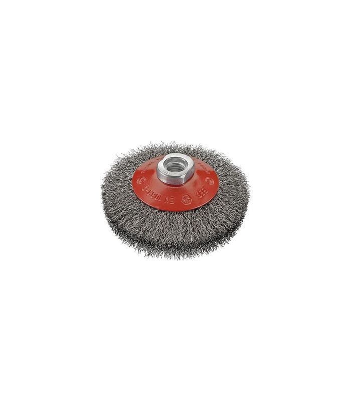 Kegelbürste Stahldraht M14 100x0,30mm gewellt FORUM