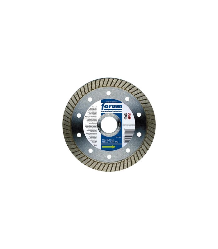 Diamant Trennscheibe SlimTurbo. 115x1,2mm FORUM