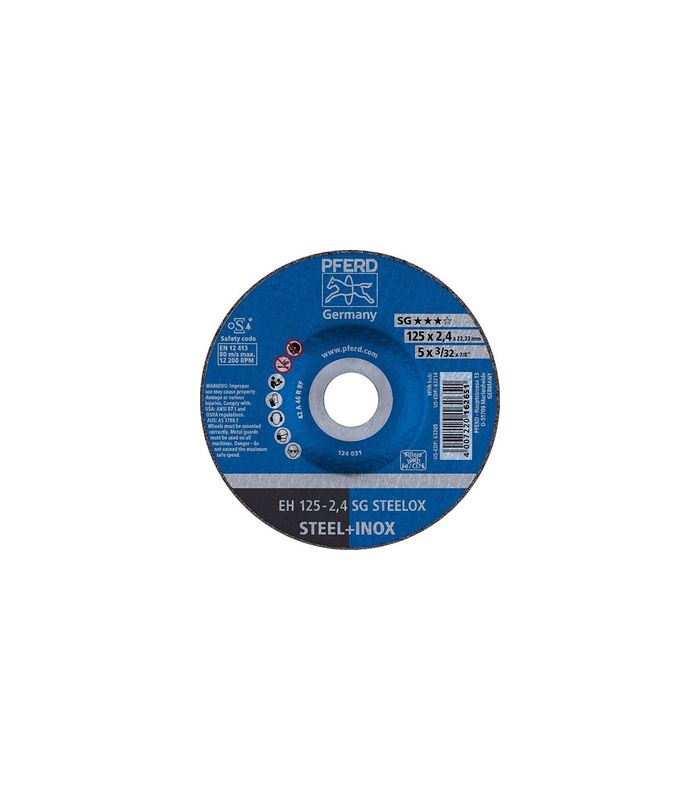 Trennscheibe gekröpft A46RSG-INOX 125x2,4mm PFERD