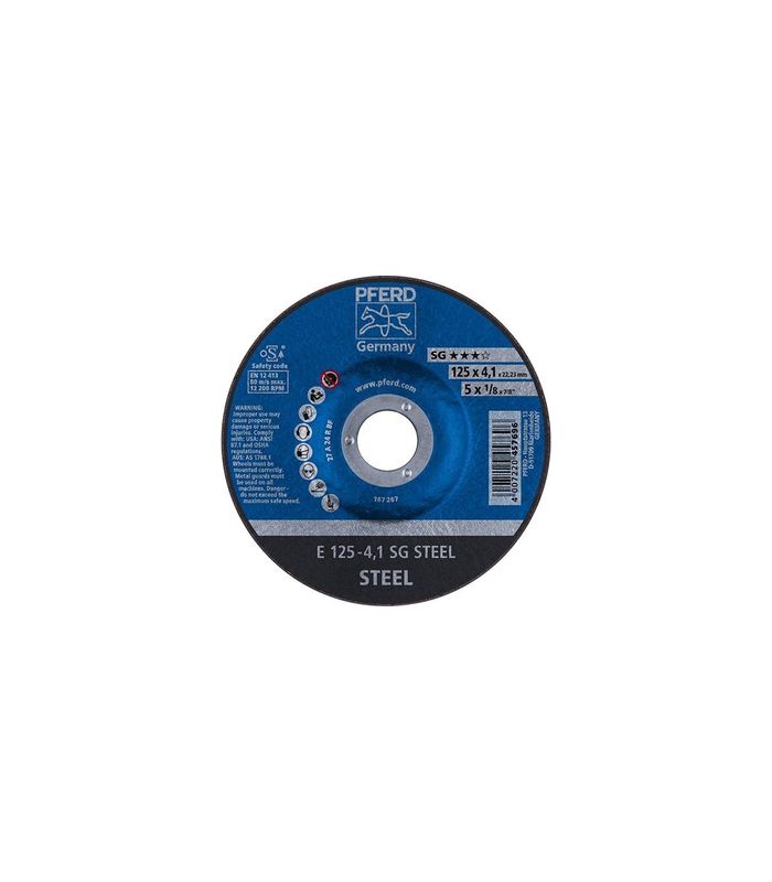 Schruppscheibe gekröpft A24RSG 125x4mm PFERD
